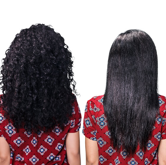 Before and after Japanese Hair Straightening : r/longhair