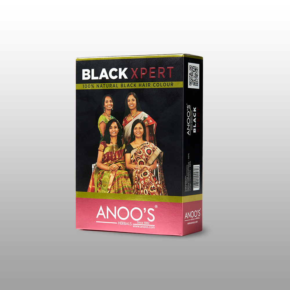 Anoos Black Xpert | Natural Black Hair Color - Anoos